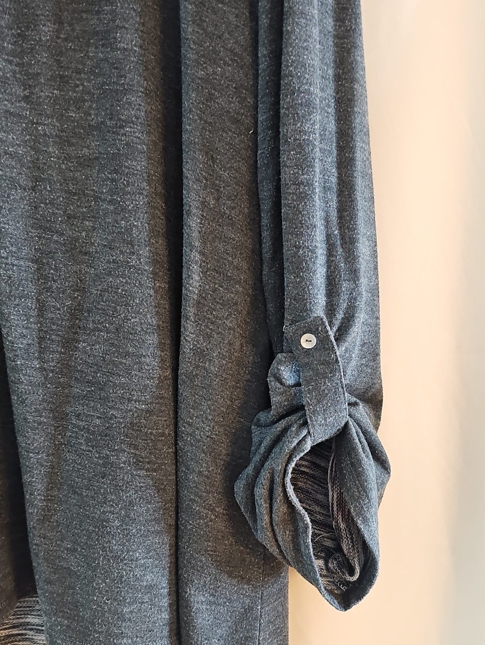 Sophie Max Cozy Cowl Neck Women's Sweater - Dark Gray - Picture 3 of 7